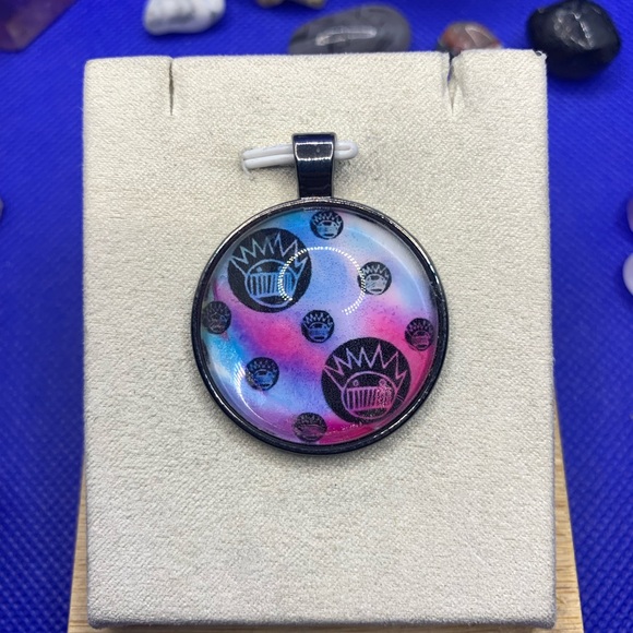 InfiniteSpiralDesigns Jewelry - WEEN Boognish Tie-Dye Pendant Necklace! With Chain & FREE WEEN GIFT!